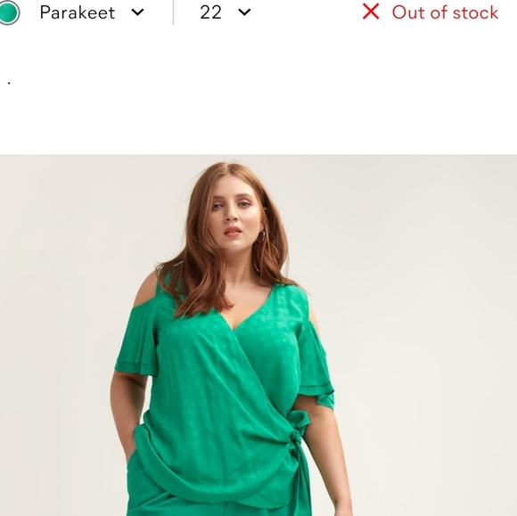 2/80$👙 NWT Cold Shoulder Wrap
Blouse 22 - Picture 2 of 12